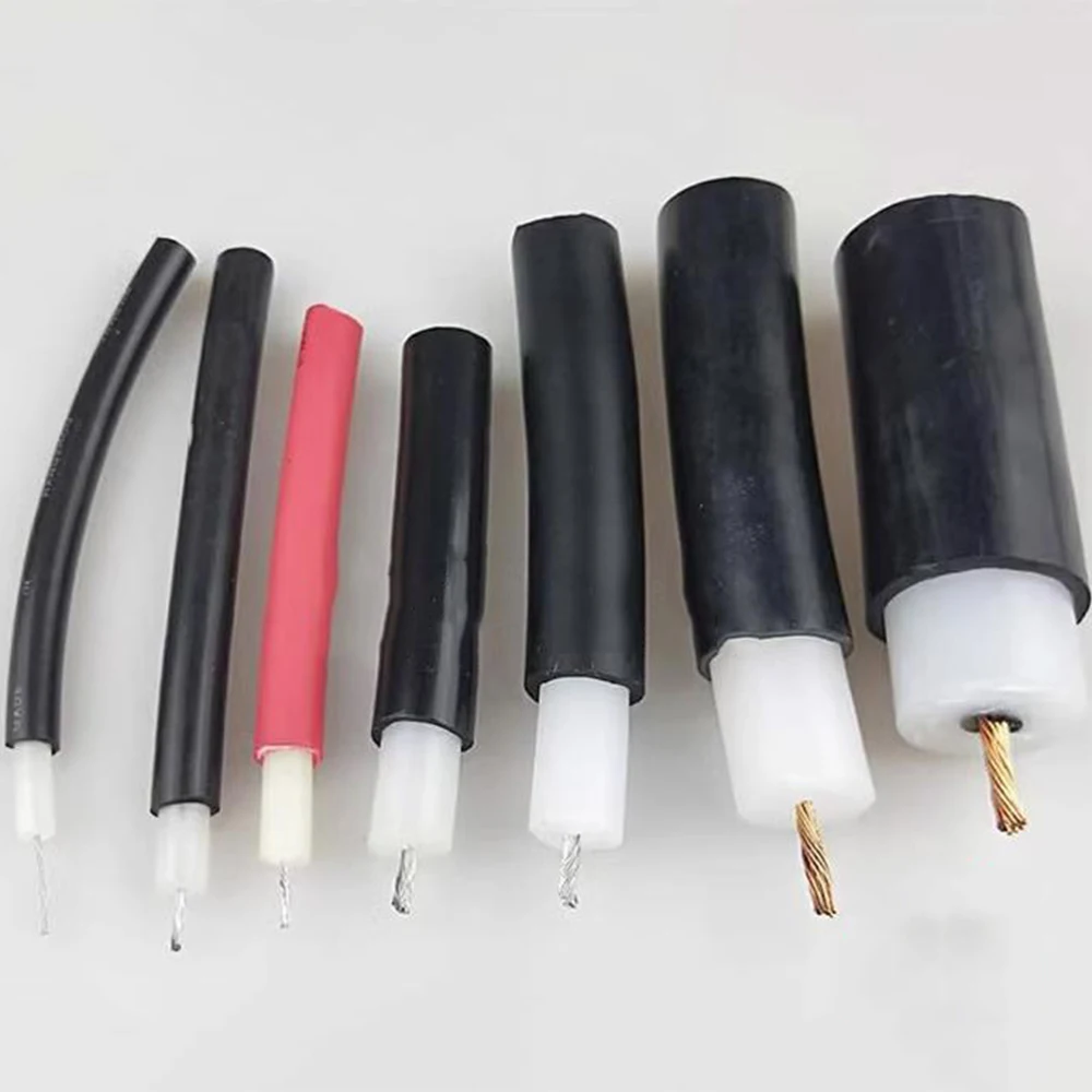 Black Double-layer Insulated High-voltage Wire GEVZ Electret Motor DC Cable 10-150 KV Electrostatic Tinned Silver Wire