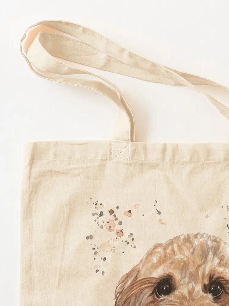Watercolour Dog Tote Bag Canvas bag Portable shopping bag personalized tote ecological bags