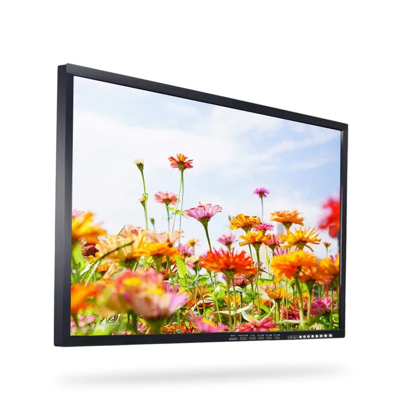 

55 65 75 85 Inch 4K LED Interactive Touch Display Support PC With Mobile Stand