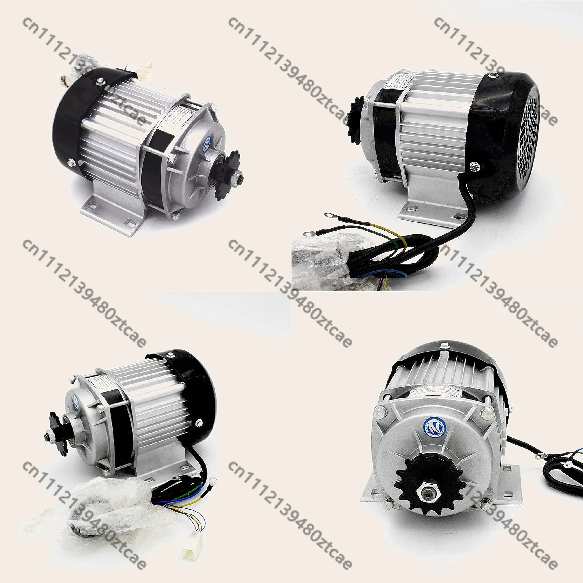 36V48V60V72V 500W-1500W 450rpm Sprocket Brushless Gear DC Motor for Electric Tricycle DIY