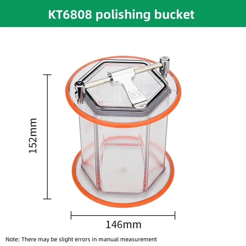

Capacity 3 kg Rotary Drum/Bucket For KT-6808 Tumbler For Polishing Machine, Jewelry Polishing Barrel