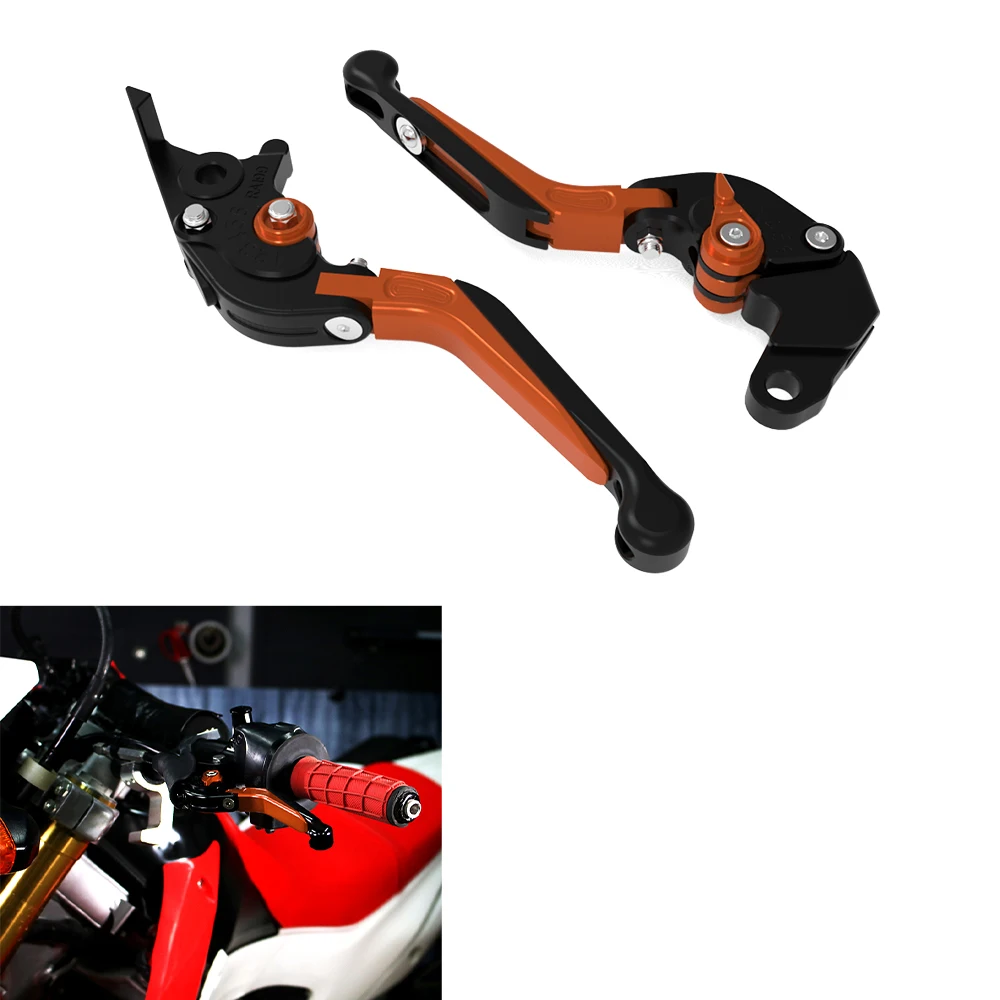 Fit For KTM 625 SMC/LC-4 640 LC4 Supermoto/SMC 660SMC 690 SUPERMOTO Adjustable Foldable Extendable Brake Clutch Lever Motorcycle