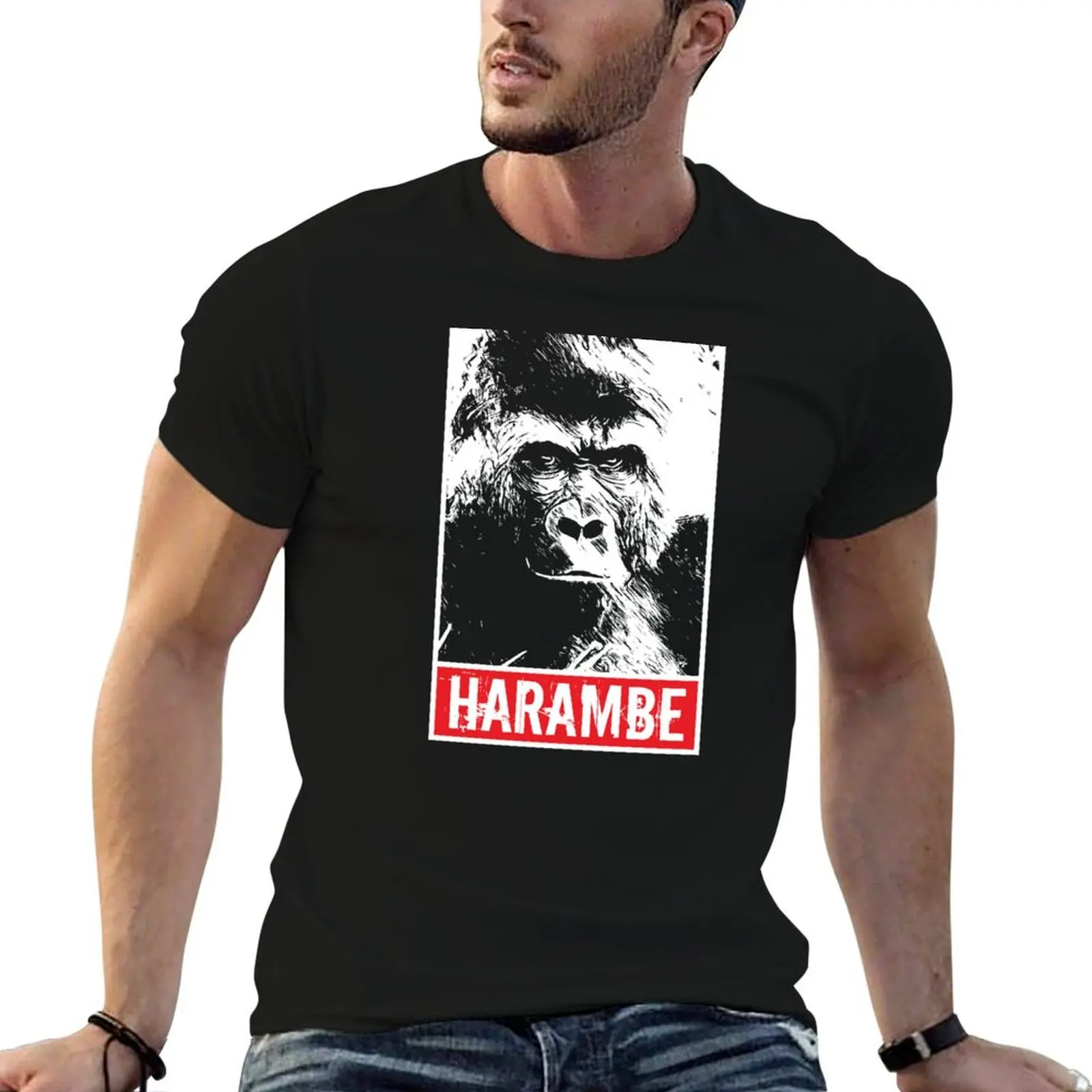 

Harambe T-Shirt vintage anime shirt sublime cheap stuff mens t shirts top quality