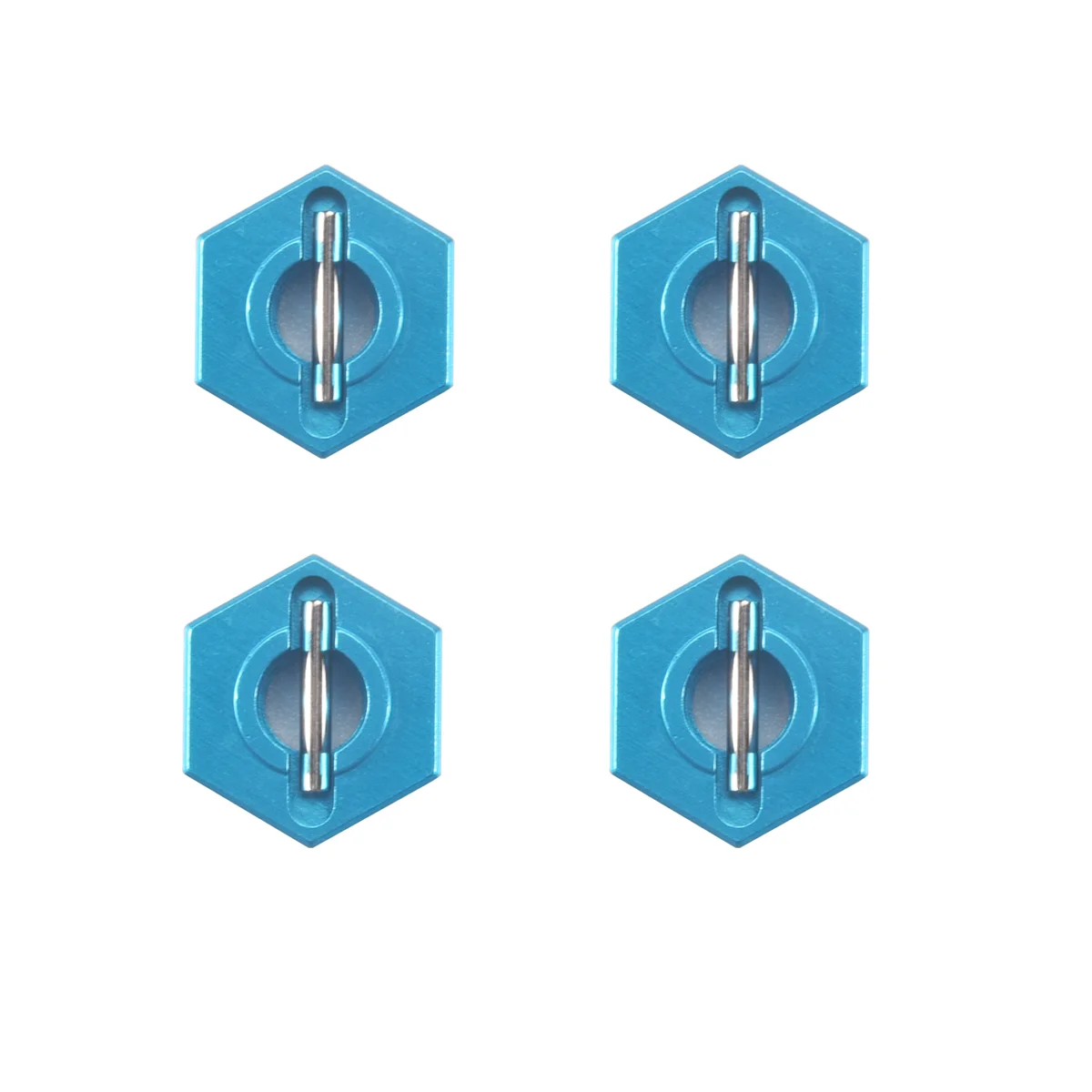 1Set/4Pcs Metal Hexagon Set For Wltoys 12428 12423 1/12 Speed Rc Car Feiyue Fy-01/02/03/04/05 Upgrade Parts