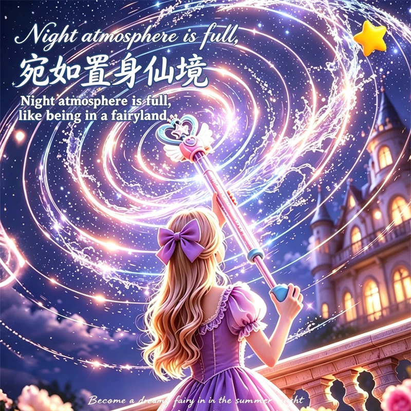 Hot Magic Fairy Wand Water Gun Sparkling Summer Water Play Toy for Battle Cannon toy men and women toy view 3