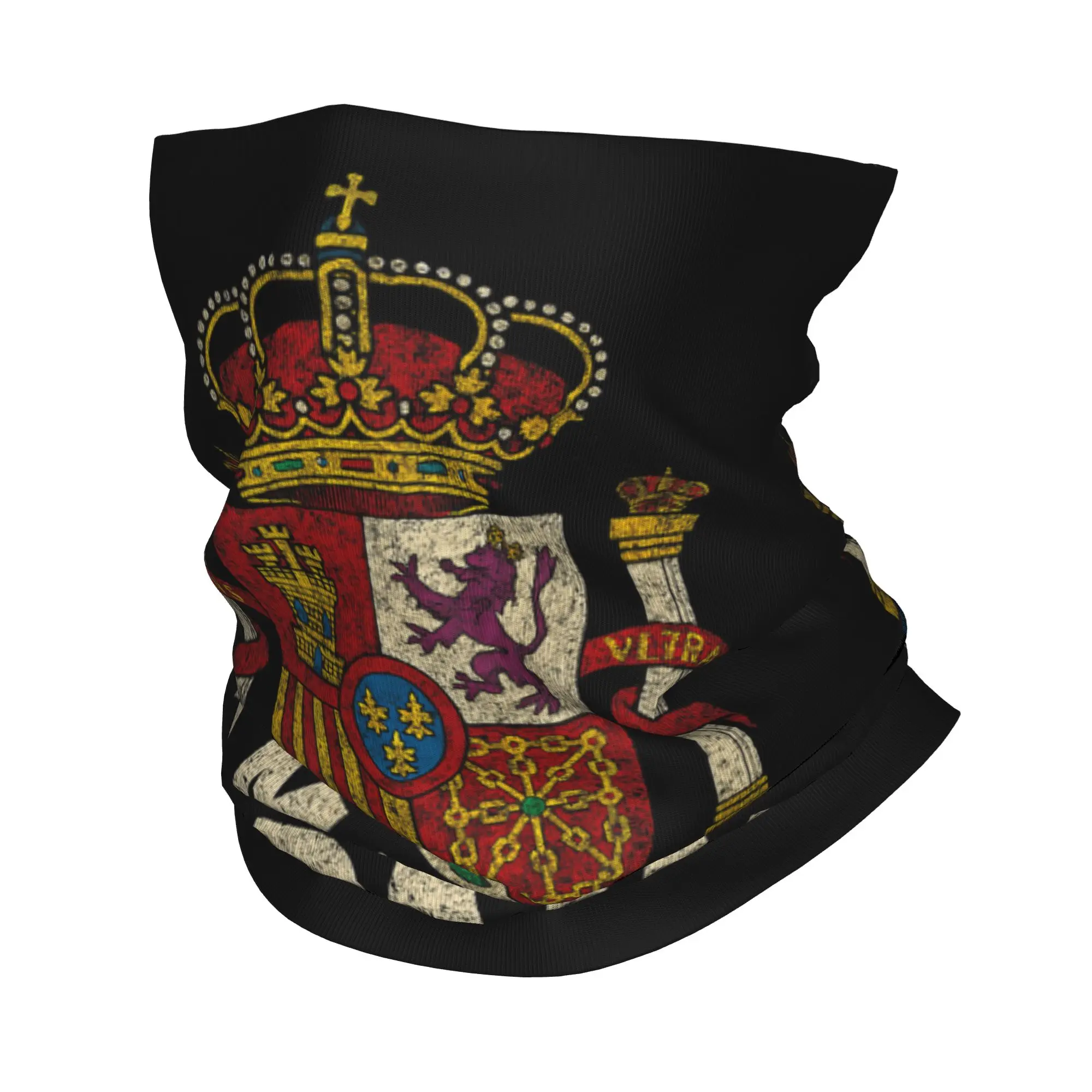 Make Spain Great Again Coat of Arms Bandana Neck Gaiter Printed Pride Balaclavas Mask Scarf Warm Headwear Outdoor Unisex Adult