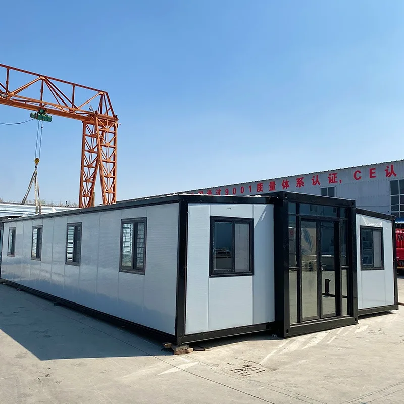 مبيعات المصنع مباشرة ورشة عمل متنقلة 40ft منزل فاخر سريع البناء أستراليا منزل حاوية قابل للتوسيع للعائلة