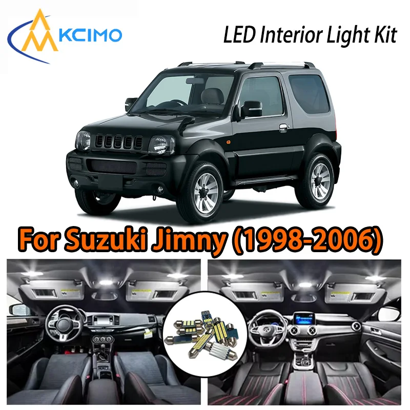 

KCIMO For Suzuki Jimny (1998-2006) Premium LED Interior Kit - 2 Colors , Quick Installation, Long-Lasting