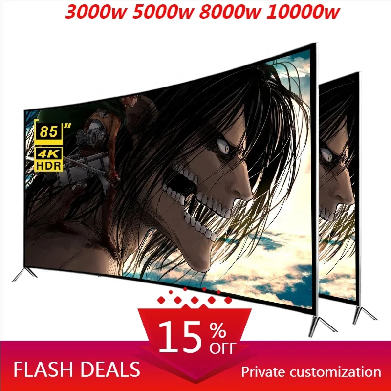 

STLF индивидуальный расширенный светодиодный 85-дюймовый изогнутый Smart TV UHD 4K 85-дюймовый изогнутый смарт-телевизор Android высокого качества
