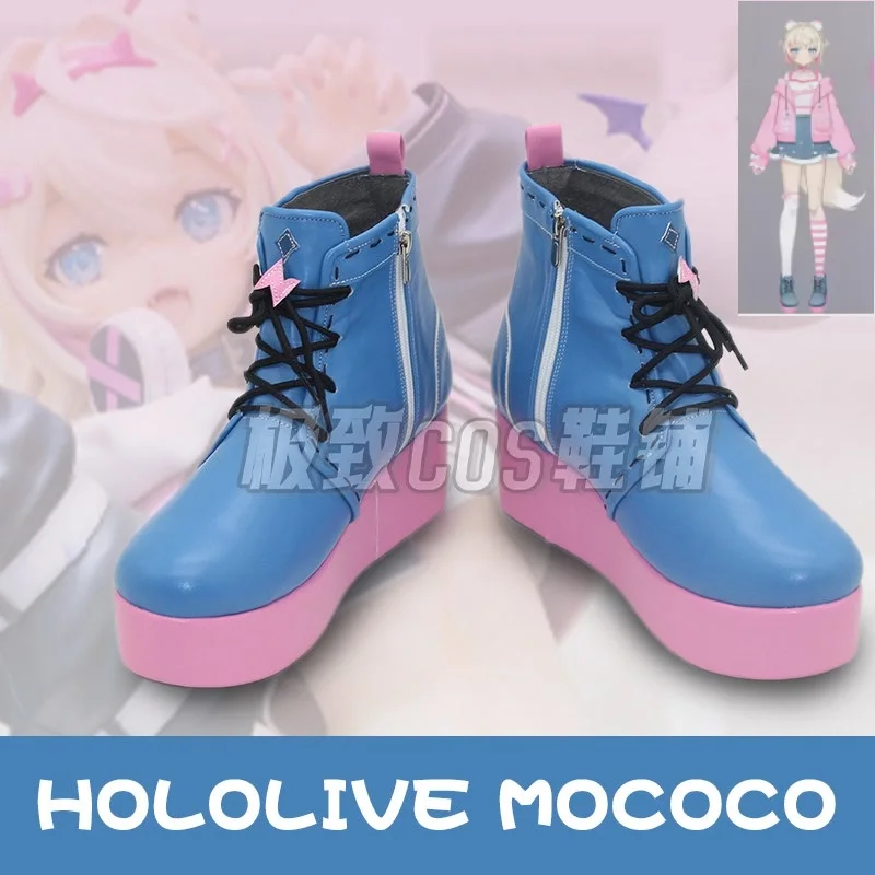 Mococo Abyssgard Cosplay Shoes Costume Daily Hololive EN Vtuber New Boots Halloween Carnival