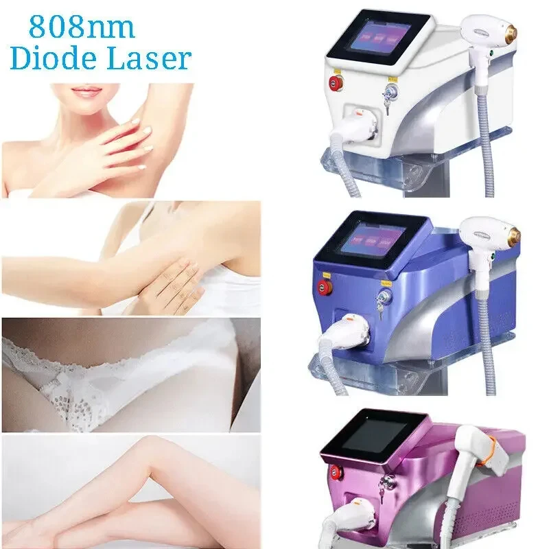 2024 Diode Laser hair removal machine Professional 3 wavelengths painless laser epilator face body removal epilator for women