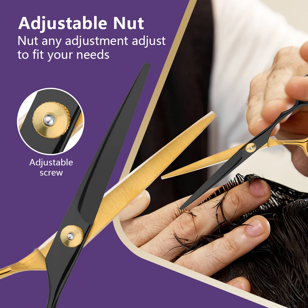 Professional Hairdressing Scissors Barber Set Hairdresser Hair Beauty Scissors Set Cutting Hair Thinning Salon Tools