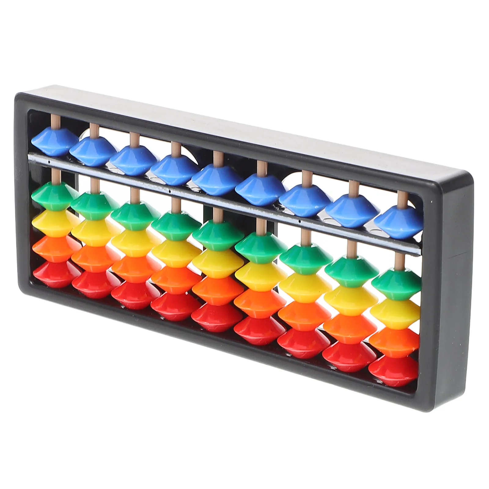 

Цветное пластиковое 9-рядное счёточное устройство с 5 бусинами на каждом ряду, инструмент для обучения устному счёту, пособие для класса по математике и счёту