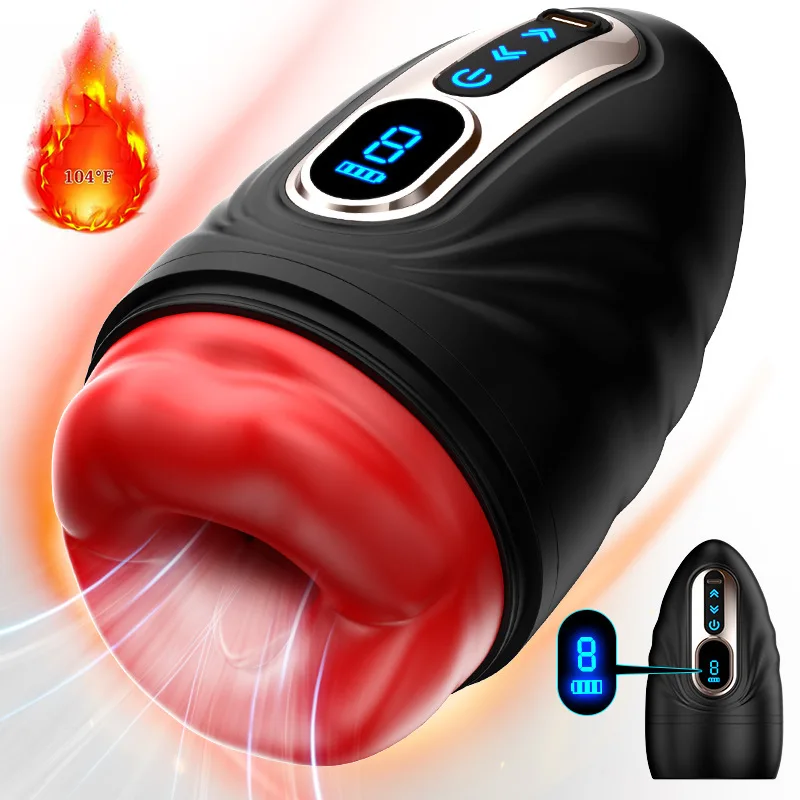 Male Masturbator Adult Sex Toys for Men  Automatic Sucking Vibrating Blowjob Sex Machine Negative Pressure Penis Pump Stroker