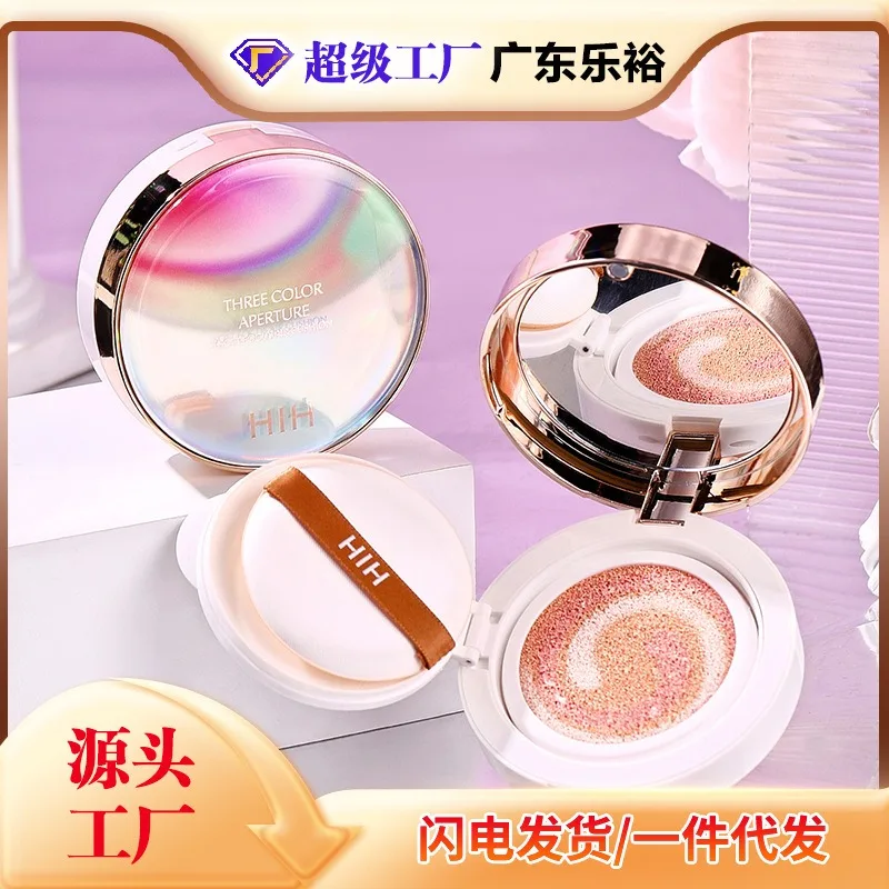 Three Color Ring Air Cushion BB Cream Lightweight Breathable Concealer Delicate Dress Natural Waterproof