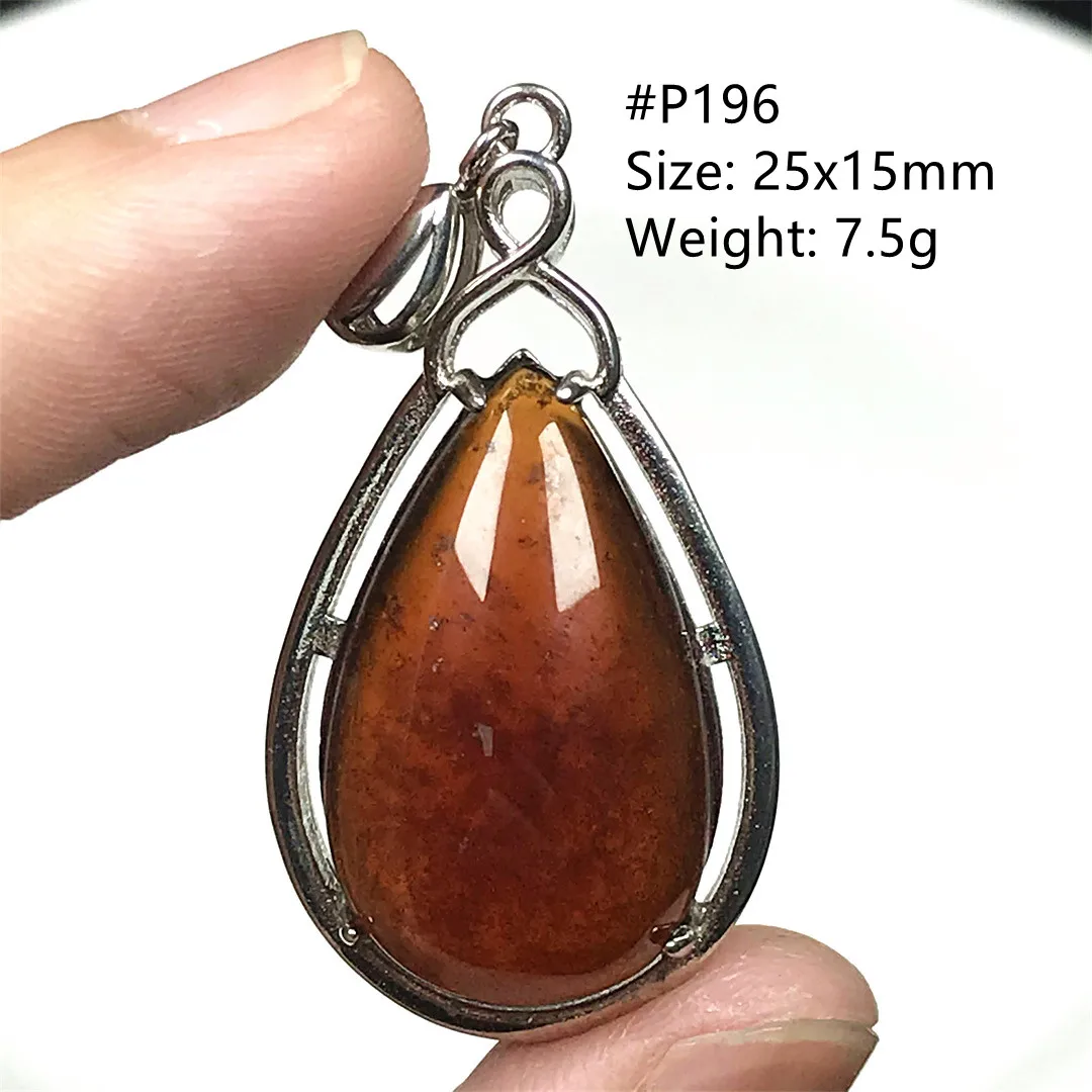 Top Natural Red Garnet Stone Pendant For Woman Lady Man Love Gift 12x8mm Beads Gemstone Silver Stone Reiki Crystal Jewelry AAAAA