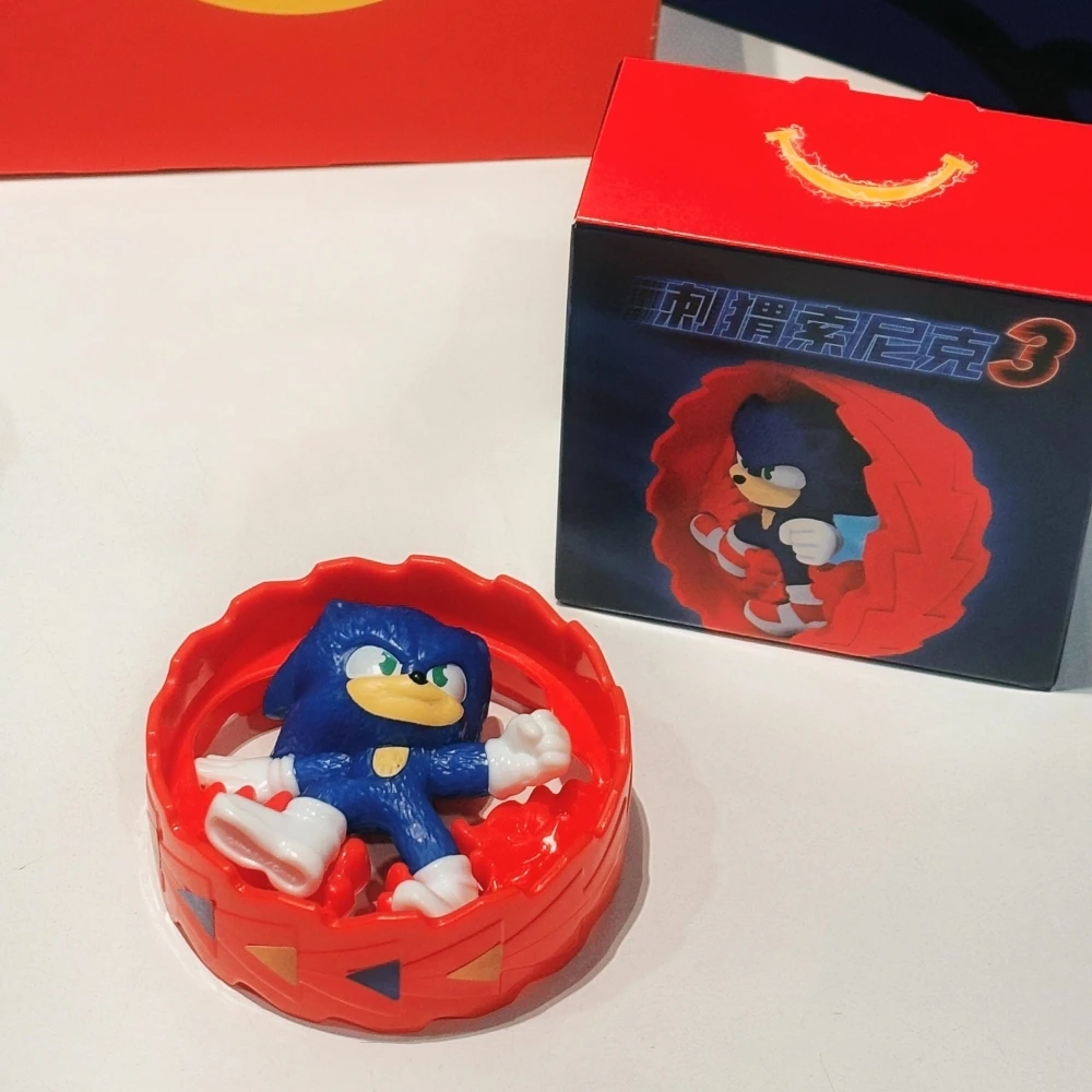 2024 McDonalds HAPPY MEAL TOYS The Hedgehog Figure Collectible Toy Desktop Decoration Kids Birthday Christmas Gifts