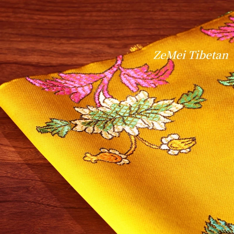 Tibetan-Style Hada Tantric Five Colors Cloth Nationality Auspicious Buddhist ItemThickened Silk Embroidery Hada Decorative - view 6