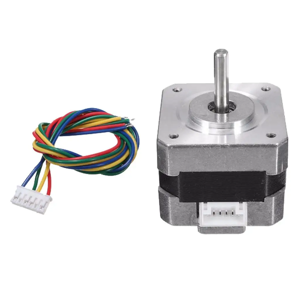 Nema 17 Bipolar Stepper Motor 28N.cm 0.4A 12V 4 Wire for CNC/3D Printer