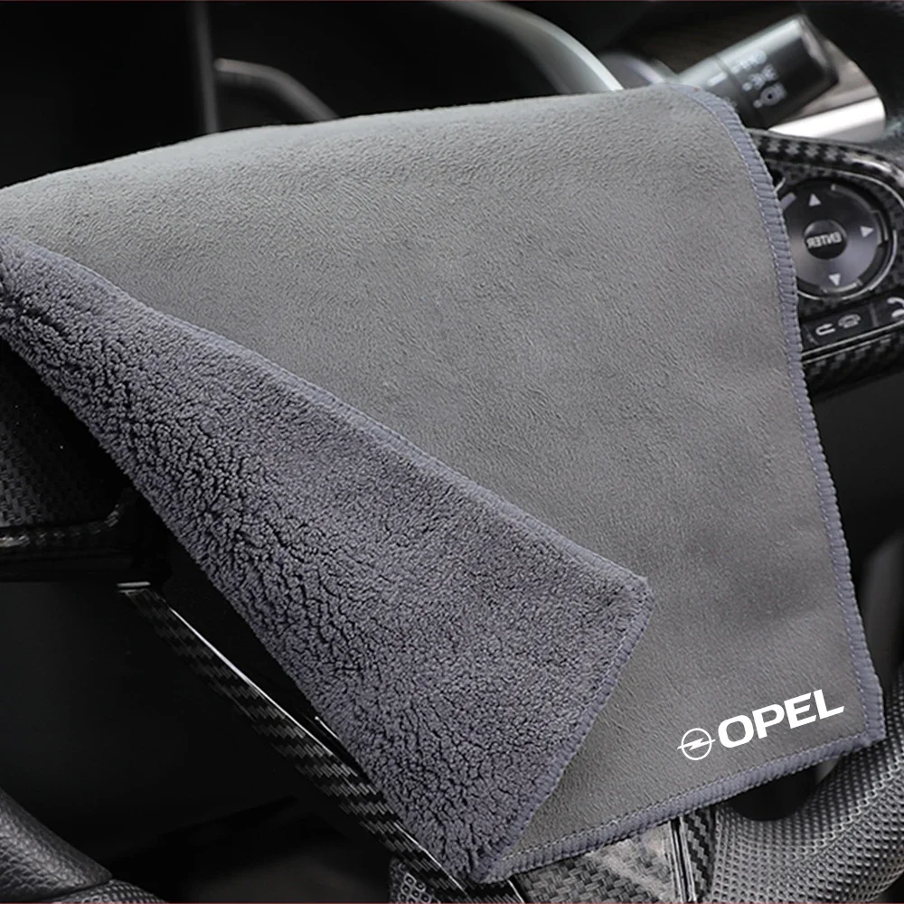 Car Body Washing Towel Drying Cleaning Cloth Car Accessories For Opel Astra H J G K Insignia Corsa C D Vectra C B Meriva a