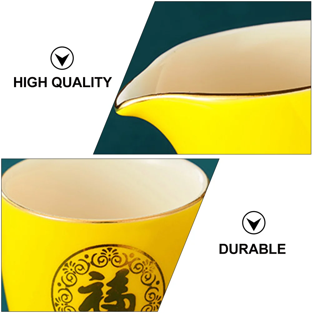 

1 комплект, набор чашек для ликера с креативными животными, высококачественный керамический диспенсер для дома, отеля, кемпинга, декор, желтый, белый диспенсер для вина