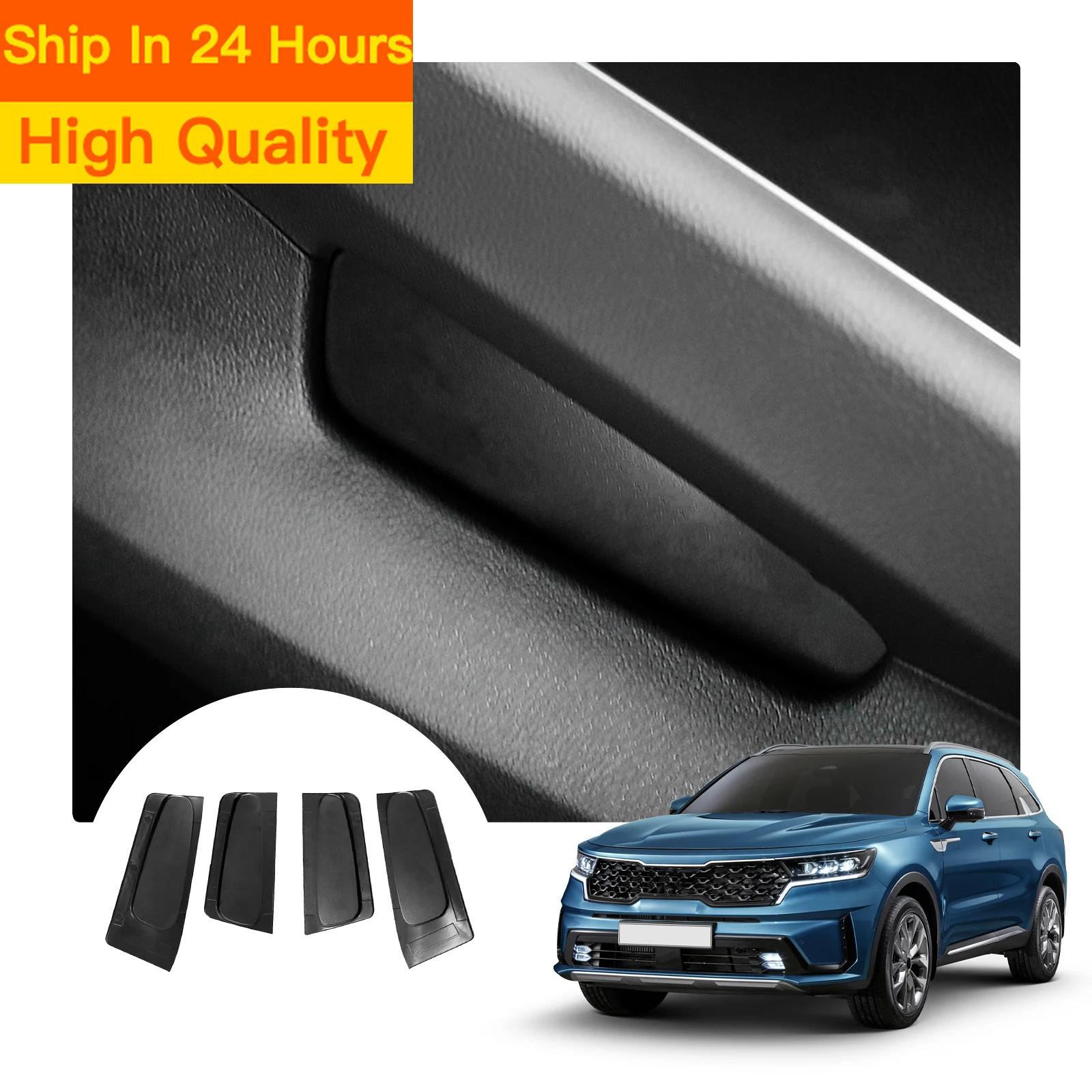 New Car Door Storage Barrel For Kia Sorento MQ4 2021 2022 2023 2024 Front Rear Door Storage Tray Auto Sorento MQ4 Accessories Hi