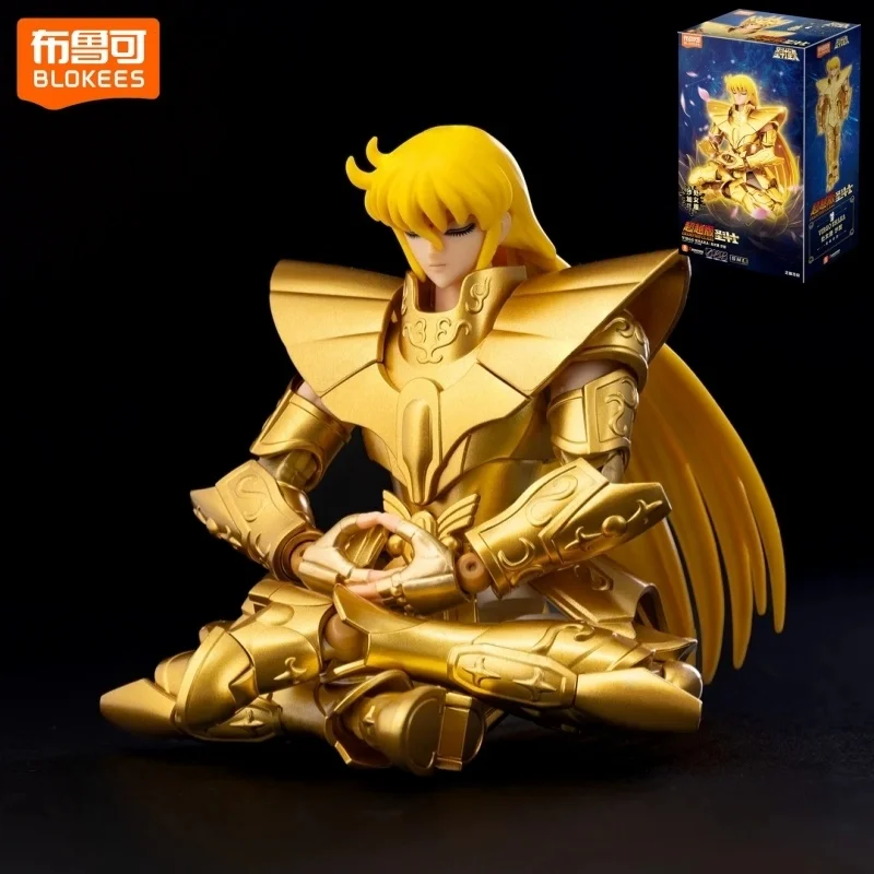 Figura de Acción Coleccionable Blokees Original de Saint Seiya: Andromeda Shun, Piscis Afrodita, Virgo Shaka, Clase Champion, Modelo de Juguete, Regalos