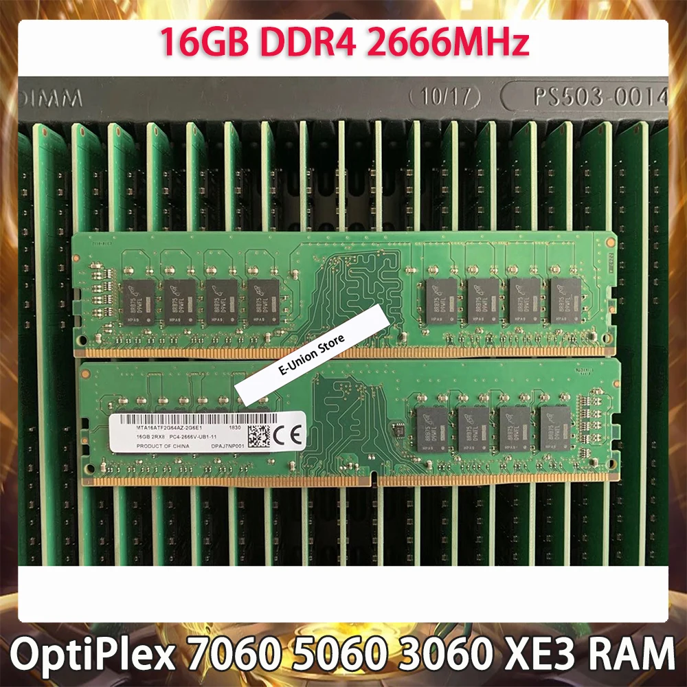 للديل OptiPlex 7060 5060 3060 XE3 ذاكرة سطح المكتب 16GB DDR4 2666MHz RAM يعمل بشكل سريع شحن عالي الجودة