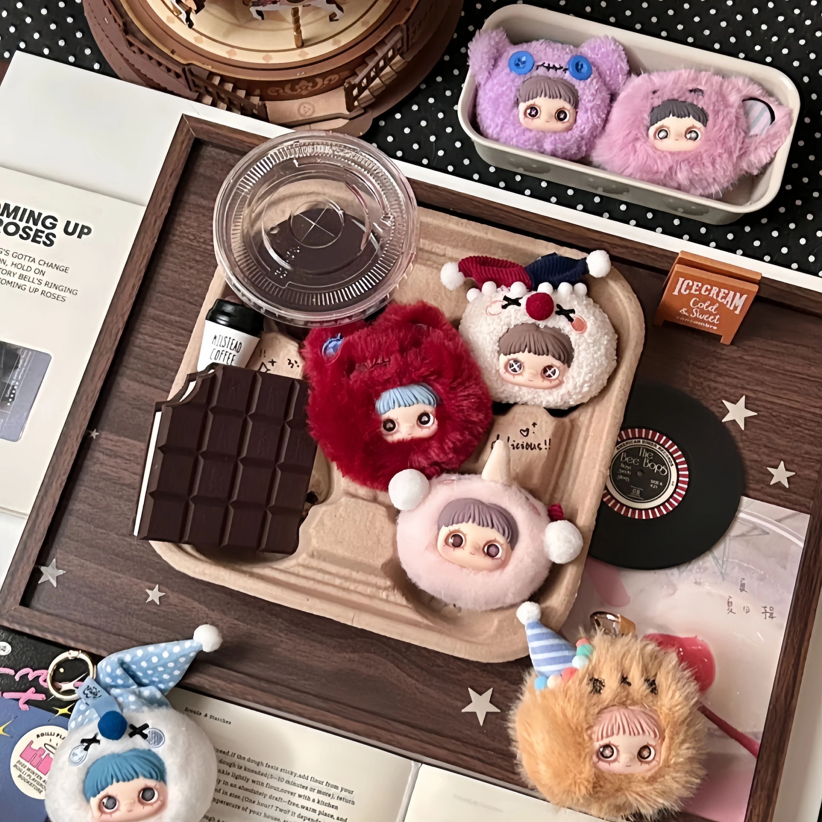 Nieuwe Top Toy Echte Mold Maymei Crazy Circus Blind Box Bag Hanger Fashion Flow Toy Doll Girl Verjaardagscadeau