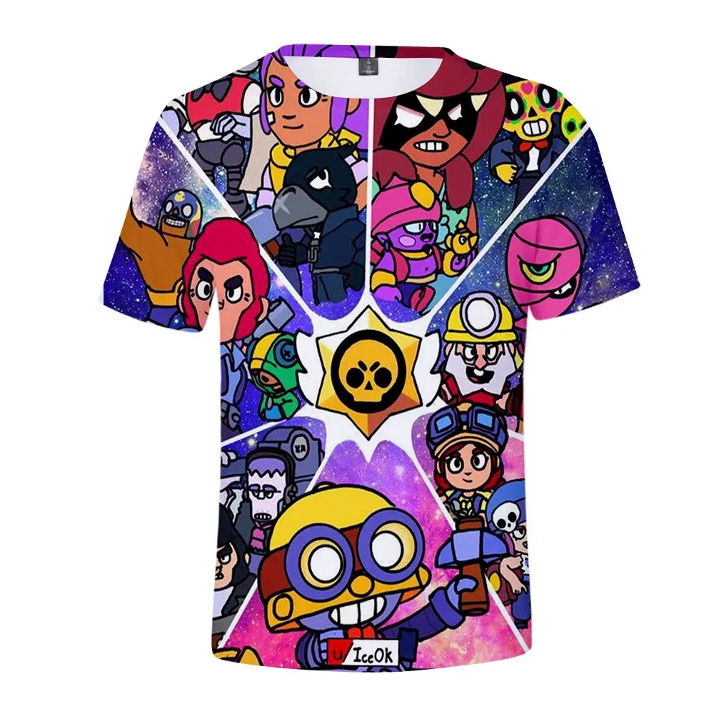 Zeichentrick figuren Sommer T-Shirt Jungen Anime Figuren Kinder T-Shirts Mädchen Cosplay Kostüme T-Shirt Weihnachten Halloween Geschenke