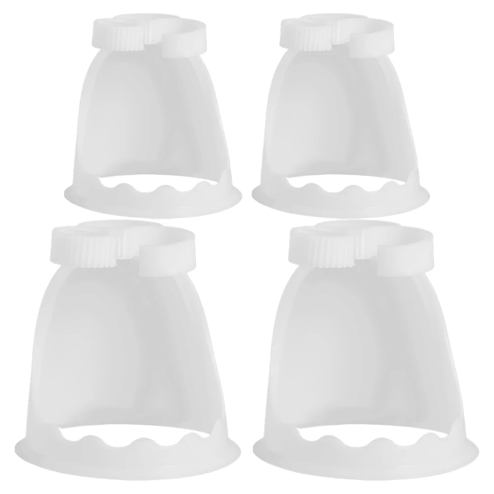 

4Pcs Flower Arrangement Base White Bouquet Liner Fixing Stand for Florist Bride Home Hotel Decoration Packaging Material