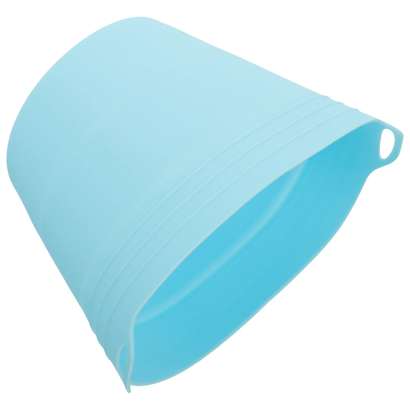 

Barbecue Drip Bucket Liner Silicone Foldable Oil Catcher Heat Resistant Reusable Grill Accessory for Grease