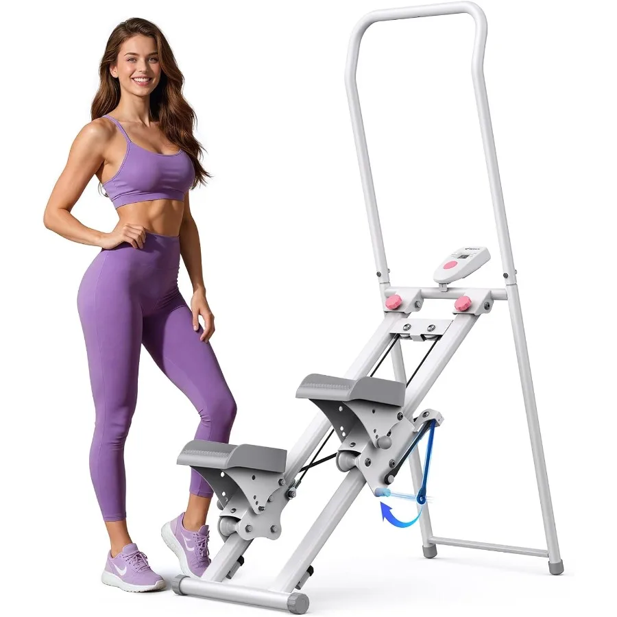 

Степпер для домашних упражнений в тренажерном зале, новая версия Stairmaster для тренировок всего тела, компактный складной подъемник по лестнице с расширенными возможностями