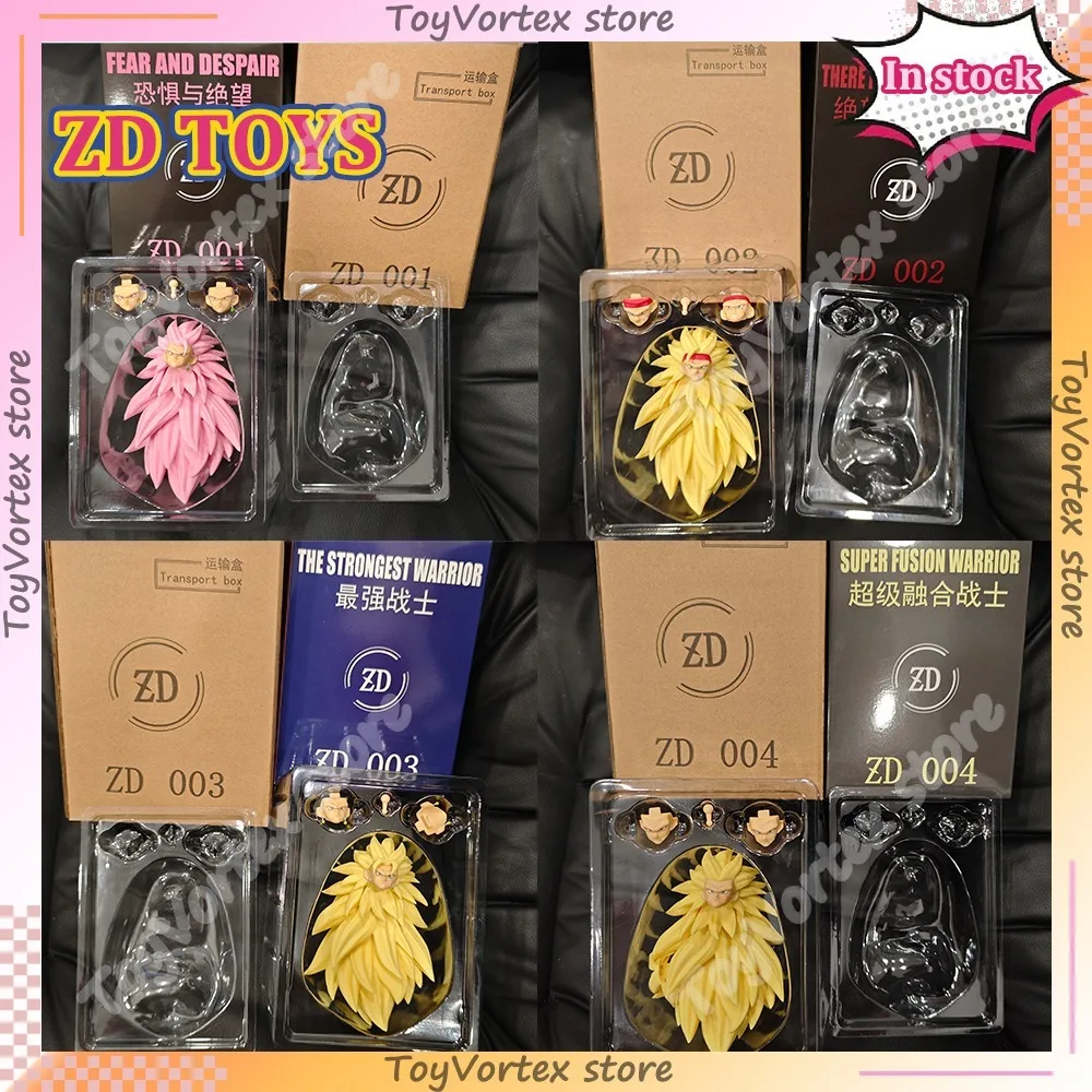 

In Stock ZD Toys Dragon Ball Super Saiya SSJ3 Vegito Gogeta Son Goku Zamasu Bardock Head Accessories Anime Action Figure Toy