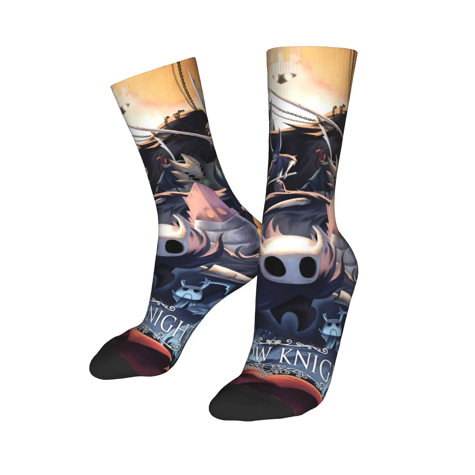 

Men Women Hollow Knight Funny Games Socks Non-slip Stylish Crew Socks Small Gifts