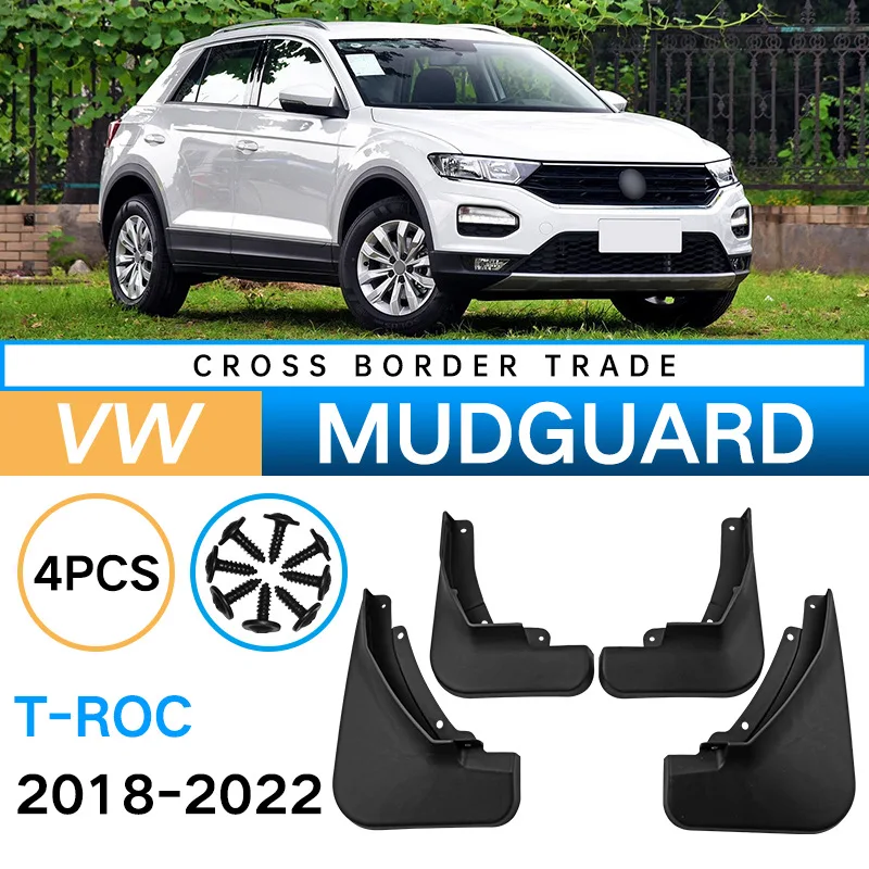 폭스바겐 VW T-ROC T Roc Troc 2020 2018 2019 머드 가드 세트, 스플래시 가드, 펜더 머드 플랩, 자동차 액세서리