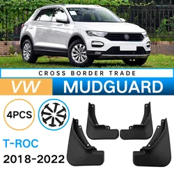 Set For Volkswagen VW T-ROC T Roc TRoc 2020 2018 2019 Car Mudguards Mud Flap Flaps Splash Guards Fender Mudflaps Car Accessories