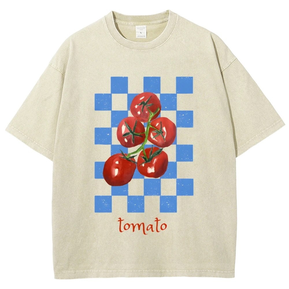 

Gym-to-Market Washed T-shirt - Vintage Y2K Customscool Cotton, Cute Core Breathable Transition Essential