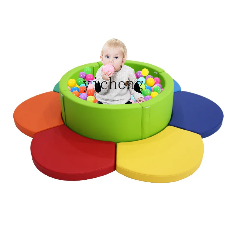 

Yy Children's Indoor Soft Toy Sets Colorful Petals Ball Pool Educational Toys