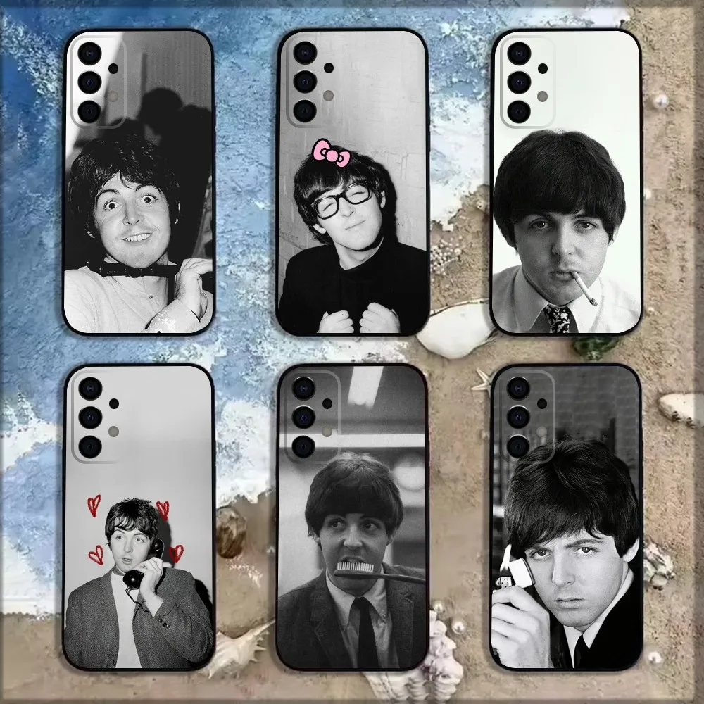 Singer P-Paul McCartney Phone Case For Samsung Galaxy A13,A21s,A22,A31,A32,A52,A53,A71,A80,A91 Soft Black Shell