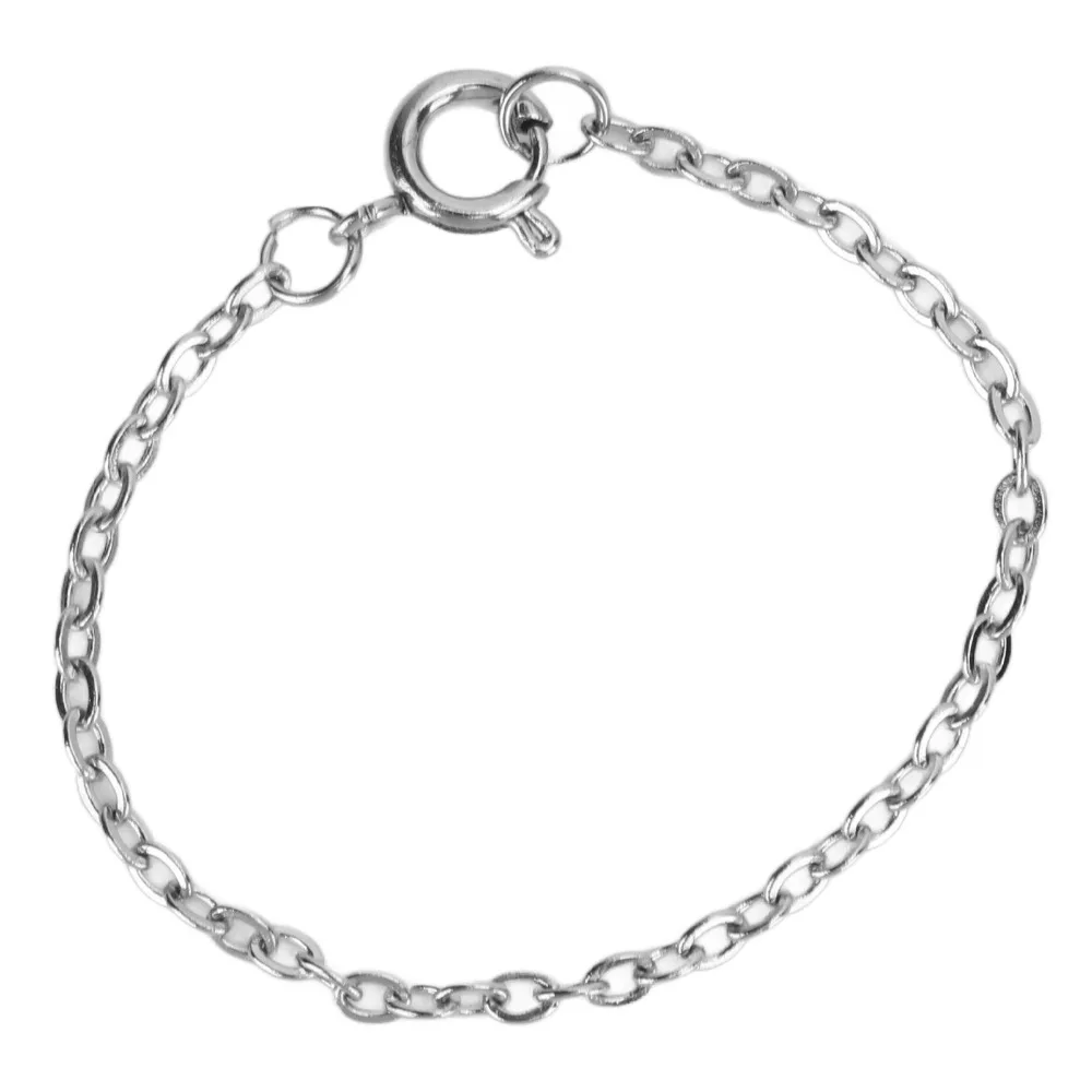 8pcs Jewelry Tools Gold Extender Silver Stainless Steel Extensions Stainless Steel Chains Jewelry Making