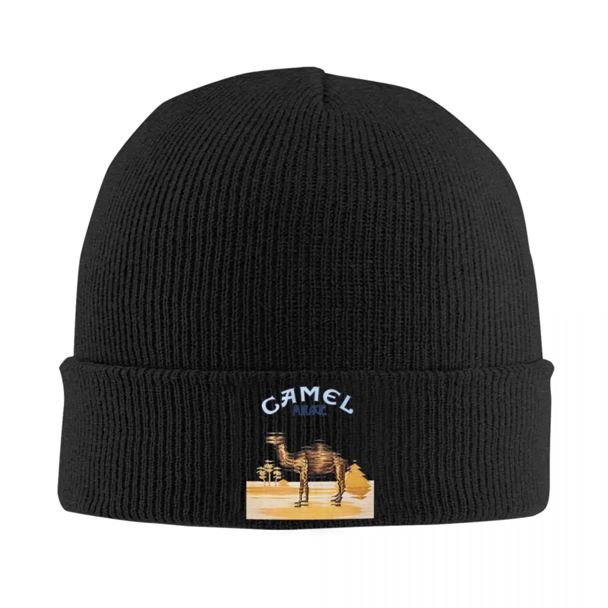 Camel Mirage Band Hat Autumn Winter Beanie Warm Caps Men Women Skullcap