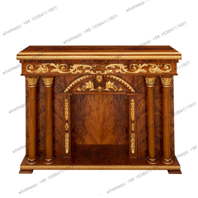 

Chinese style mahogany carving gold foil living room porch foyer decorative furniture
