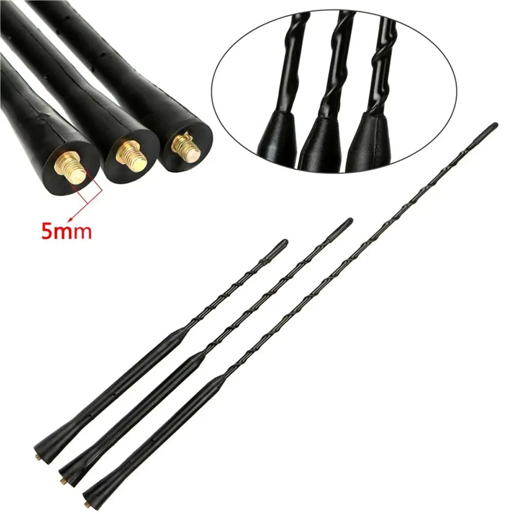 Anti-noise Signal Amplified Rdio Antenna 9/11/16 Inch Car Roof Mast Whip Car Aerials Car Antenna Car Signal Antenna