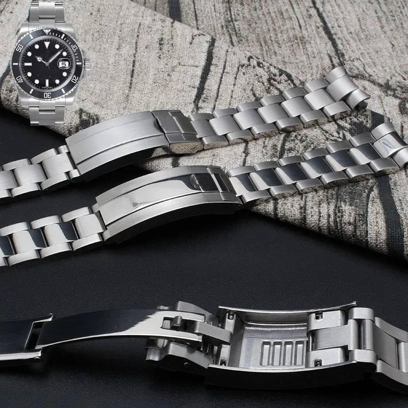 

20mm Bracelet For Rolex GMT-Master Watch Band Bracelet starp Ghost yacht SUBMARINER DAYTONA SUP GMT band diver solid stainless