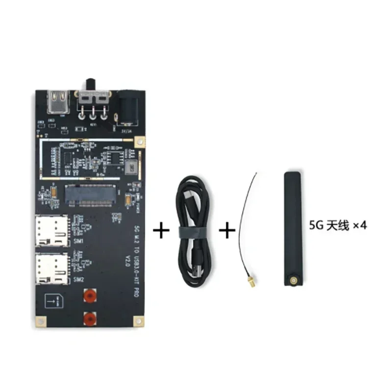 In stock! 5G Module Adapter Board M.2 to Type-c USB 3.0 Kit PRO for All QUECTEL Modem RM500Q-GL RM502Q RM510-GL For Router