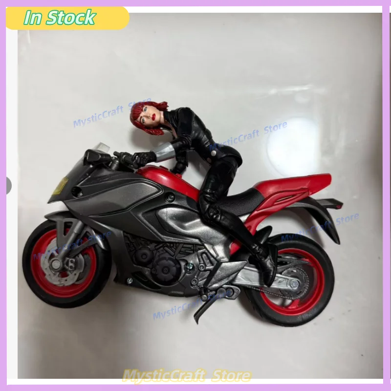 [In Stock] Hasbro ML Black Widow Motorcycle Set Action Figure Anime Model Toy Collectible Gift