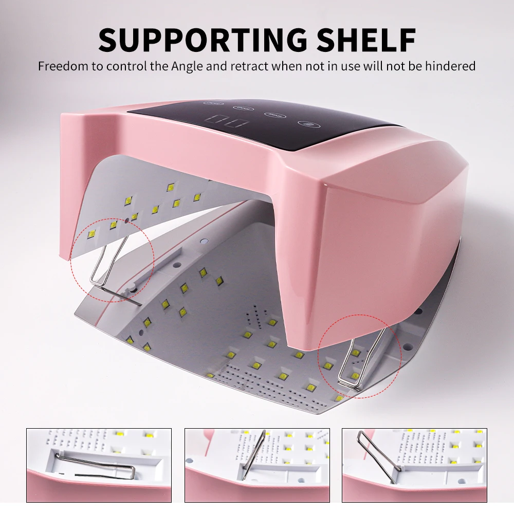 LIMEGIRL 42 LEDS Oplaadbare UV LED Nagellamp Professionele Draadloze Droger Machine voor Nagelgel Polish Drooglamp Manicure Tool