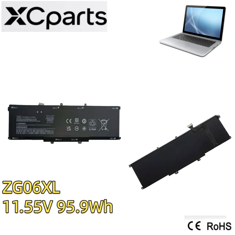 

11.55V 95.9Wh 8310mAh 9Cell New ZG06XL Battery for HP ZBook Studio X360 G5 HSTNN-IB8H L07046-855 L07351-1C1