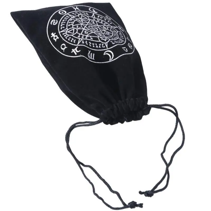 652F Stylishs التارو بطاقات حقيبة التخزين الساحرات العرافات حالة حامل بطاقة التارو